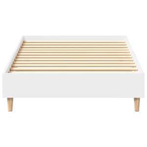 Rám postele Bílá 80 x 200 cm Kompozitní dřevo - obrázek 4