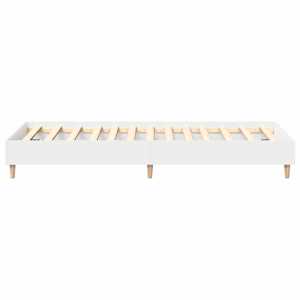 Rám postele Bílá 80 x 200 cm Kompozitní dřevo - obrázek 5
