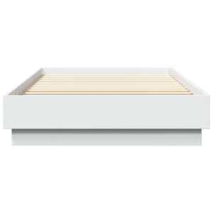 Postel na podlaze Bílá 80 x 200 cm Kompozitní dřevo - obrázek 4