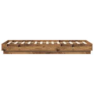 Postel na podlaze Staré dřevo 80 x 200 cm Kompozitní dřevo - obrázek 4