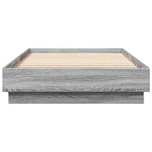 Postel na podlaze Šedý Sonoma 80 x 200 cm Kompozitní dřevo - obrázek 4