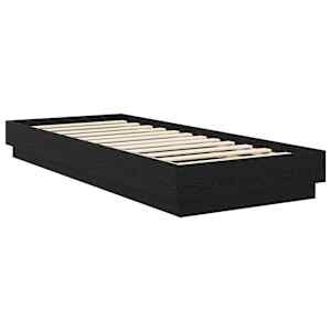 Postel na podlaze Černý dub 80 x 200 cm Kompozitní dřevo - obrázek 2