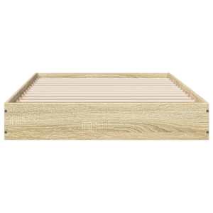 Postel na podlaze Dub sonoma 80 x 200 cm Kompozitní dřevo - obrázek 4