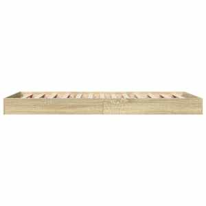 Postel na podlaze Dub sonoma 80 x 200 cm Kompozitní dřevo - obrázek 5