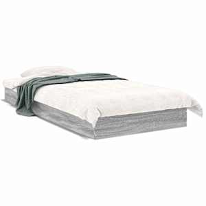 Postel na podlaze Šedý Sonoma 80 x 200 cm Kompozitní dřevo - obrázek 2