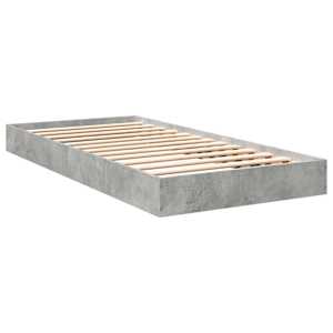 Postel na podlaze Betonově šedá 80 x 200 cm Kompozitní dřevo - obrázek 3