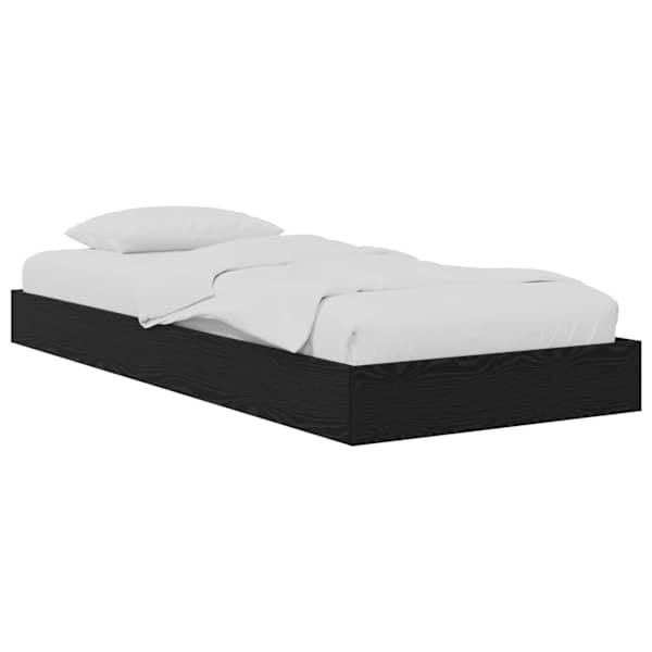 vidaXL P&otilde;randvoodi raam Must tamm 80 x 200 cm Tehispuit