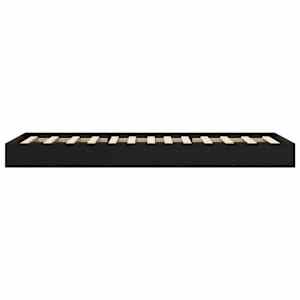 Postel na podlaze Černý dub 80 x 200 cm Kompozitní dřevo - obrázek 4