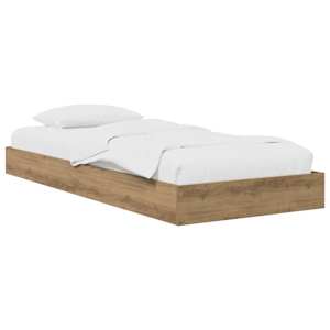 Tlorisna postelja Artisan hrast 80 x 200 cm Inženirski les