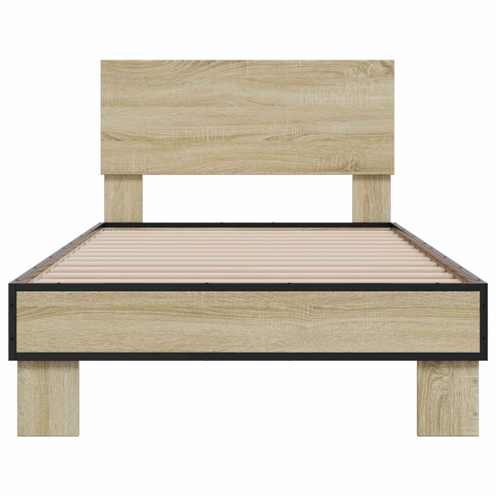 Okvir postelje z naslonjalom Sonoma hrast 80 x 200 cm - slika 4