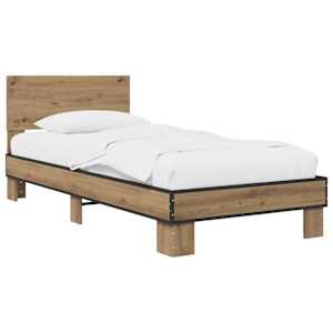 vidaXL Peatsiga voodiraam Artisan tamm 80 x 200 cm Tehispuit