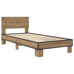 Rám postele s čelem Dub artisan 80 x 200 cm Kompozitní dřevo - obrázek 2