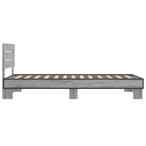 Rám postele s čelem Šedý Sonoma 80 x 200 cm Kompozitní dřevo - obrázek 5