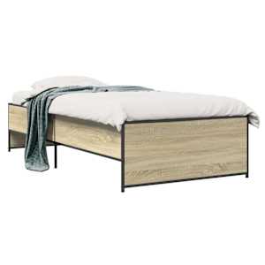 vidaXL Voodi raam Sonoma tamm 80 x 200 cm Tehispuit