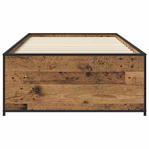 Rám postele Staré dřevo 80 x 200 cm Kompozitní dřevo - obrázek 3