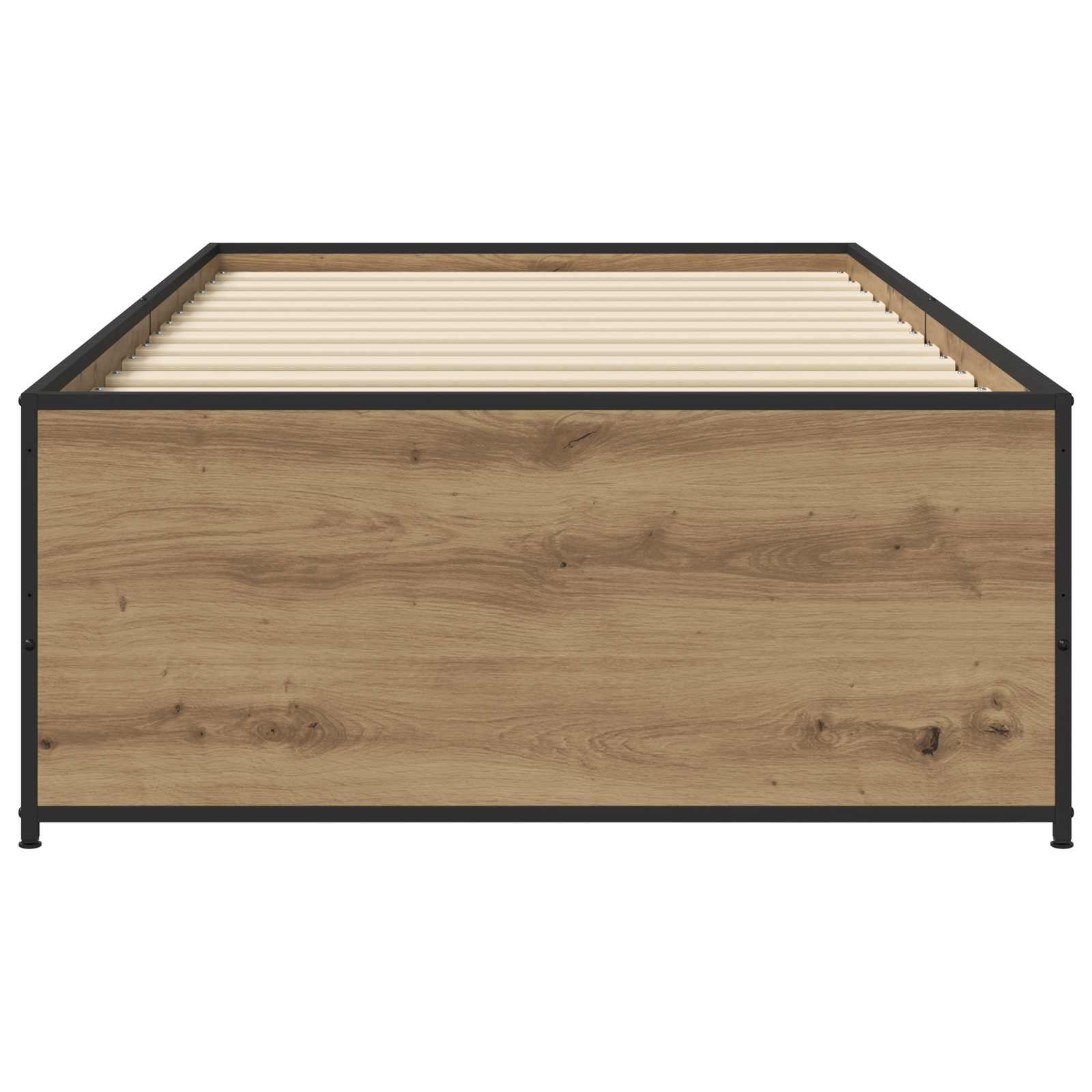 vidaXL Bettrahmen Artisan-Eiche 80 x 200 cm Holzwerkstoff – Bild 3