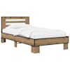 vidaXL Peatsiga voodiraam Artisan tamm 80 x 200 cm Tehispuit