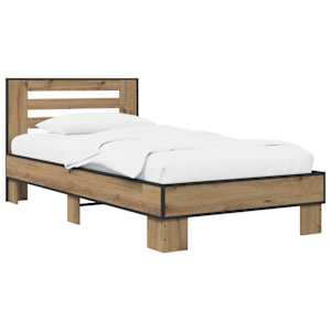 vidaXL Peatsiga voodiraam Artisan tamm 80 x 200 cm Tehispuit