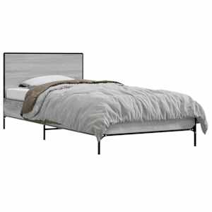 vidaXL Peatsiga voodiraam Hall Sonoma 80 x 200 cm Tehispuit