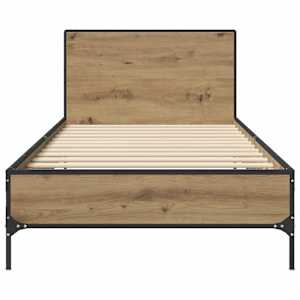 Rám postele s čelem Dub artisan 80 x 200 cm Kompozitní dřevo - obrázek 3
