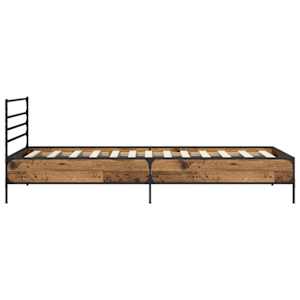 Rám postele Staré dřevo 80 x 200 cm Kompozitní dřevo - obrázek 4