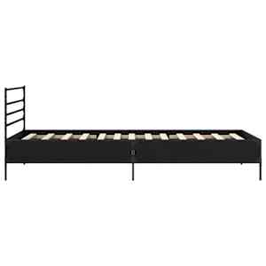 Rám postele Černý dub 80 x 200 cm Kompozitní dřevo - obrázek 4