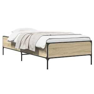 vidaXL Voodi raam Sonoma tamm 80 x 200 cm Tehispuit