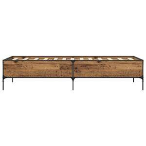 Rám postele Staré dřevo 80 x 200 cm Kompozitní dřevo - obrázek 4