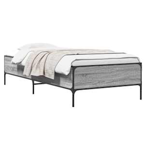 vidaXL Voodi raam Hall Sonoma 80 x 200 cm Tehispuit