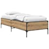 vidaXL Voodi raam Artisan tamm 80 x 200 cm Tehispuit