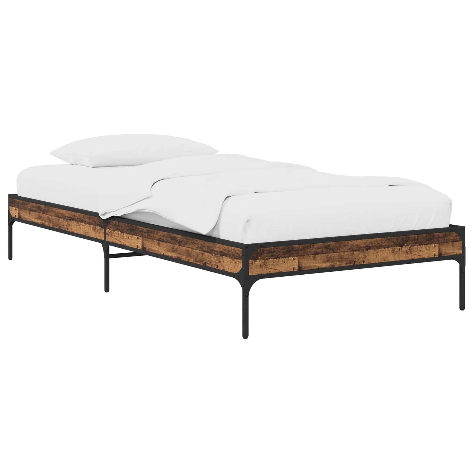 vidaXL Cadru de pat Lemn vechi 80 x 200 cm Lemn prelucrat