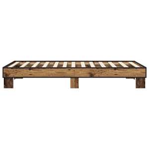 Rám postele Staré dřevo 80 x 200 cm Kompozitní dřevo - obrázek 4