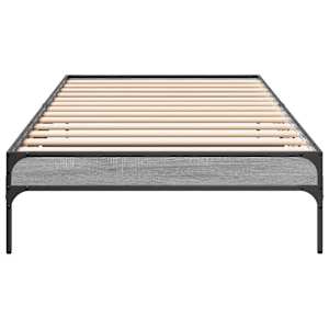 Rám postele Šedý Sonoma 80 x 200 cm Kompozitní dřevo - obrázek 4