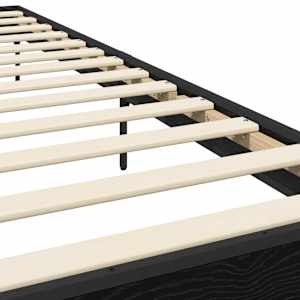 Rám postele Černý dub 80 x 200 cm Kompozitní dřevo - obrázek 5