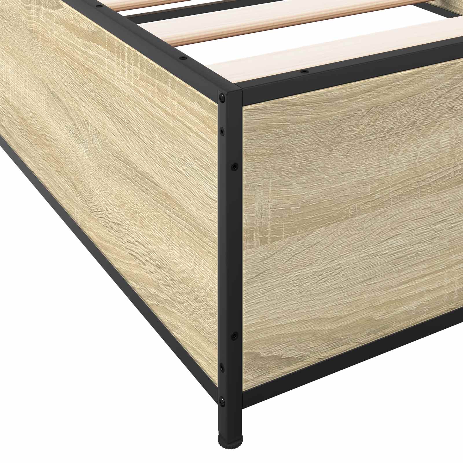 Konstrukcija postelje Sonoma hrast 80 x 200 cm Inženirski les - slika 6