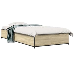 vidaXL Voodi raam Sonoma tamm 80 x 200 cm Tehispuit