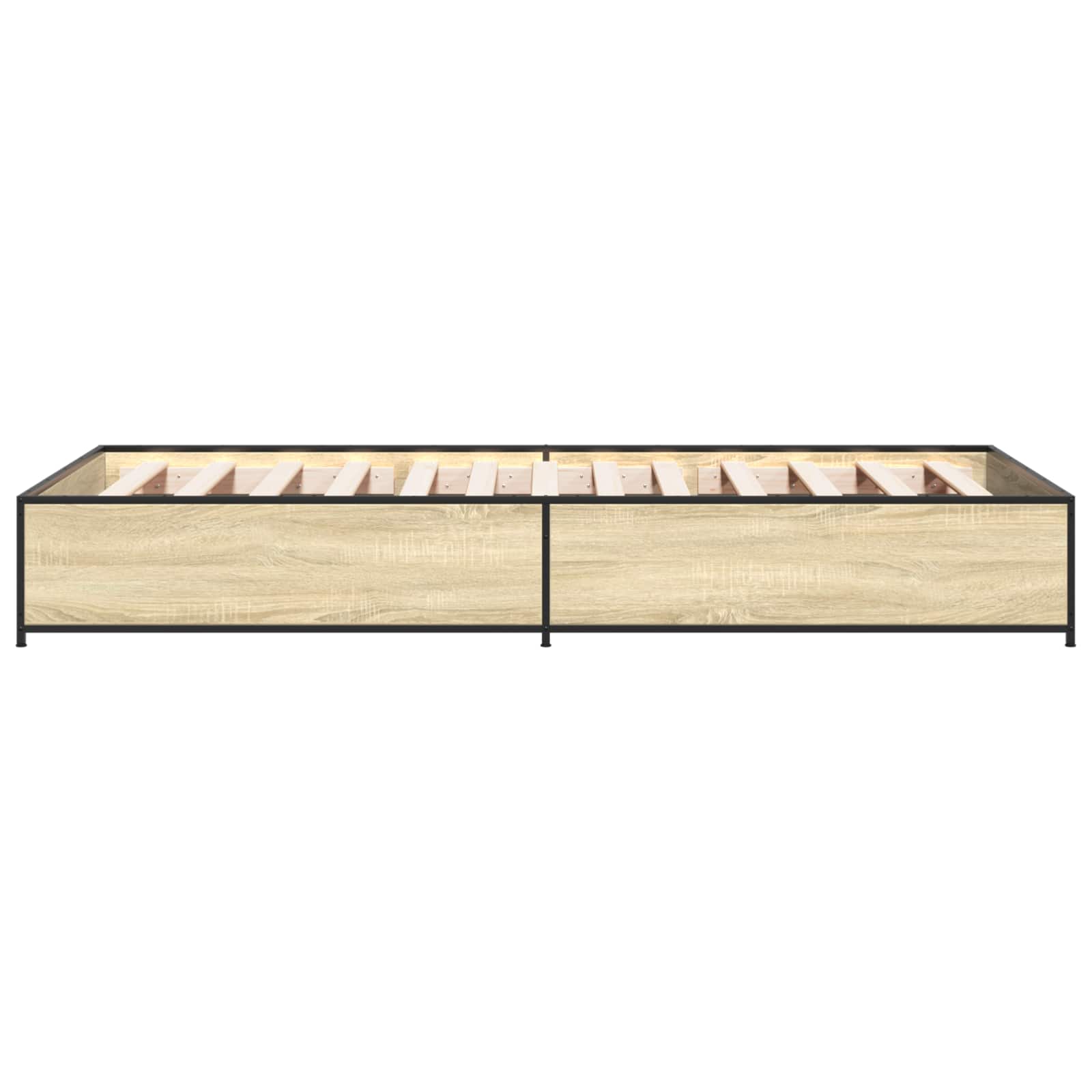 Konstrukcija postelje Sonoma hrast 80 x 200 cm Inženirski les - slika 5