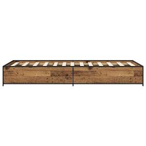 Rám postele Staré dřevo 80 x 200 cm Kompozitní dřevo - obrázek 4