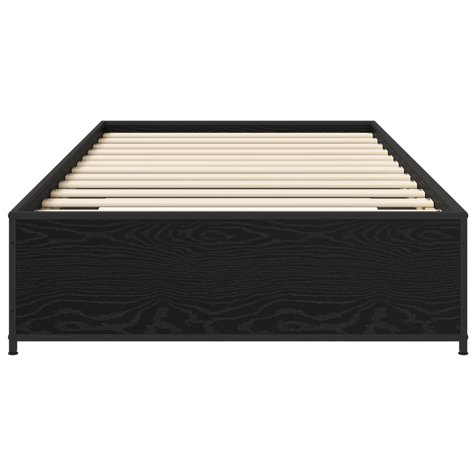 Konstrukcija postelje Črni hrast 80 x 200 cm Inženirski les - slika 3