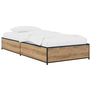Konstrukcija postelje Artisan hrast 80 x 200 cm Inženirski les