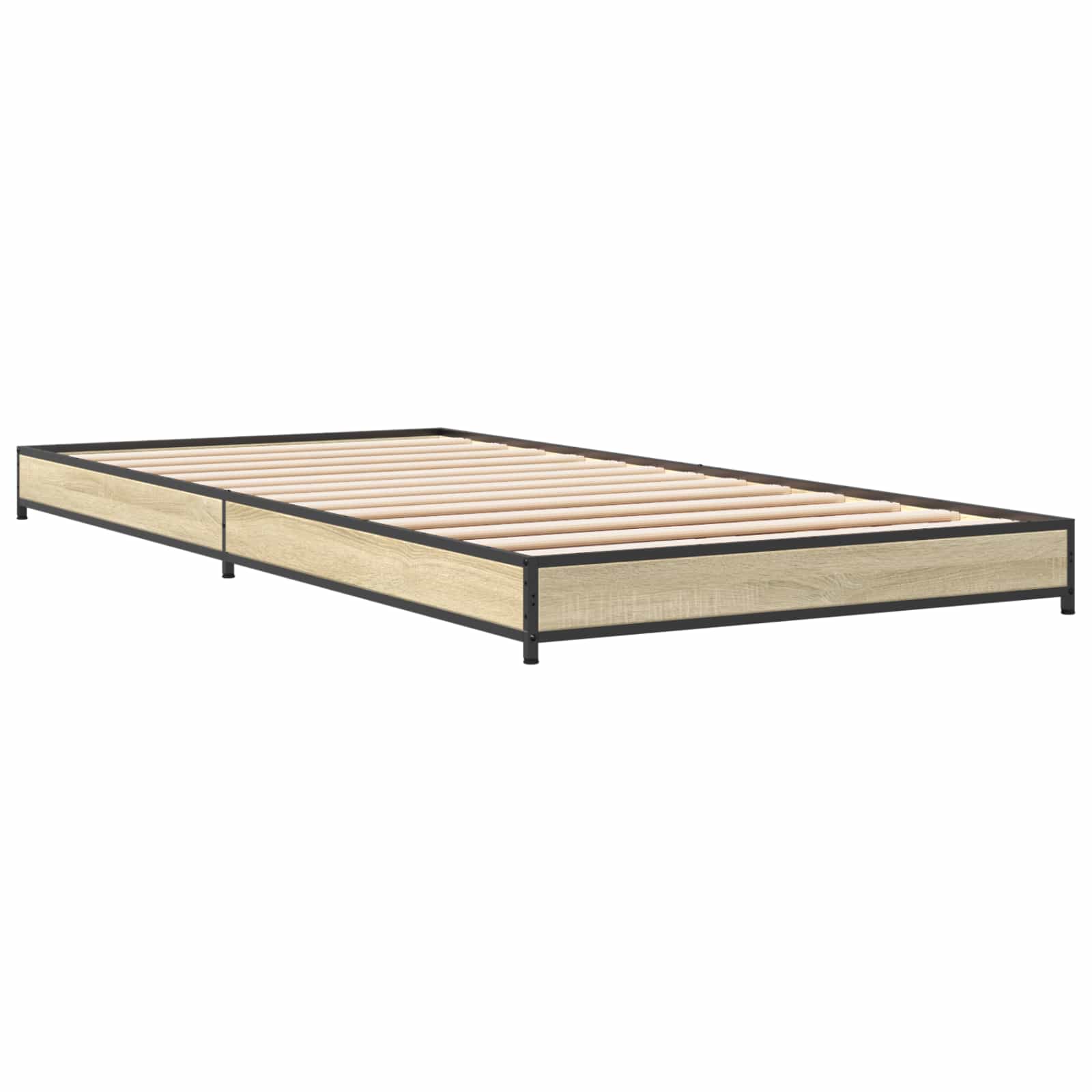 Konstrukcija postelje Sonoma hrast 80 x 200 cm Inženirski les - slika 3