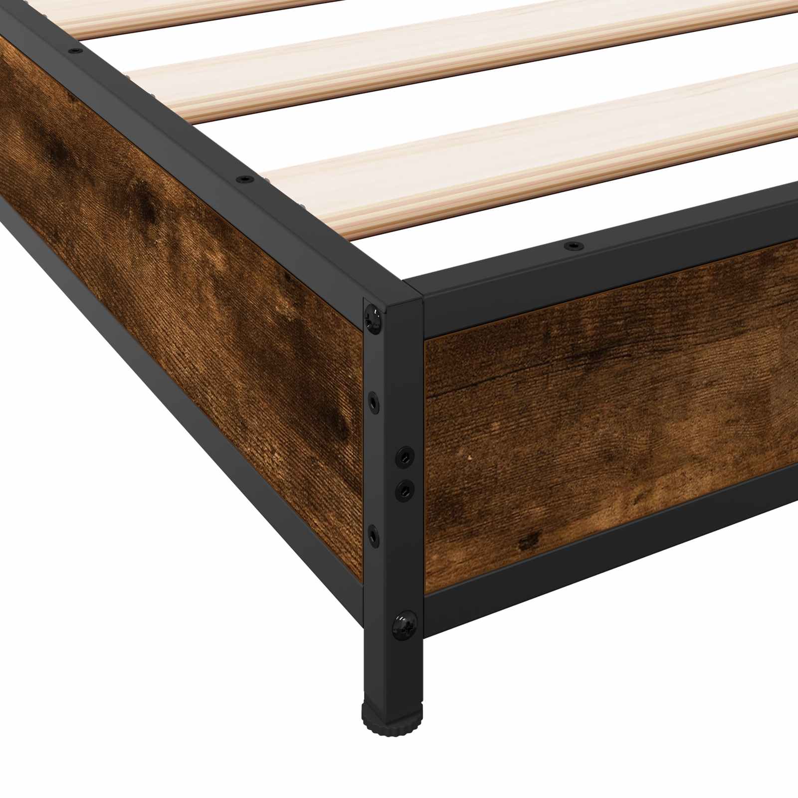 Konstrukcija postelje Dimljen hrast 80 x 200 cm Inženirski les - slika 6