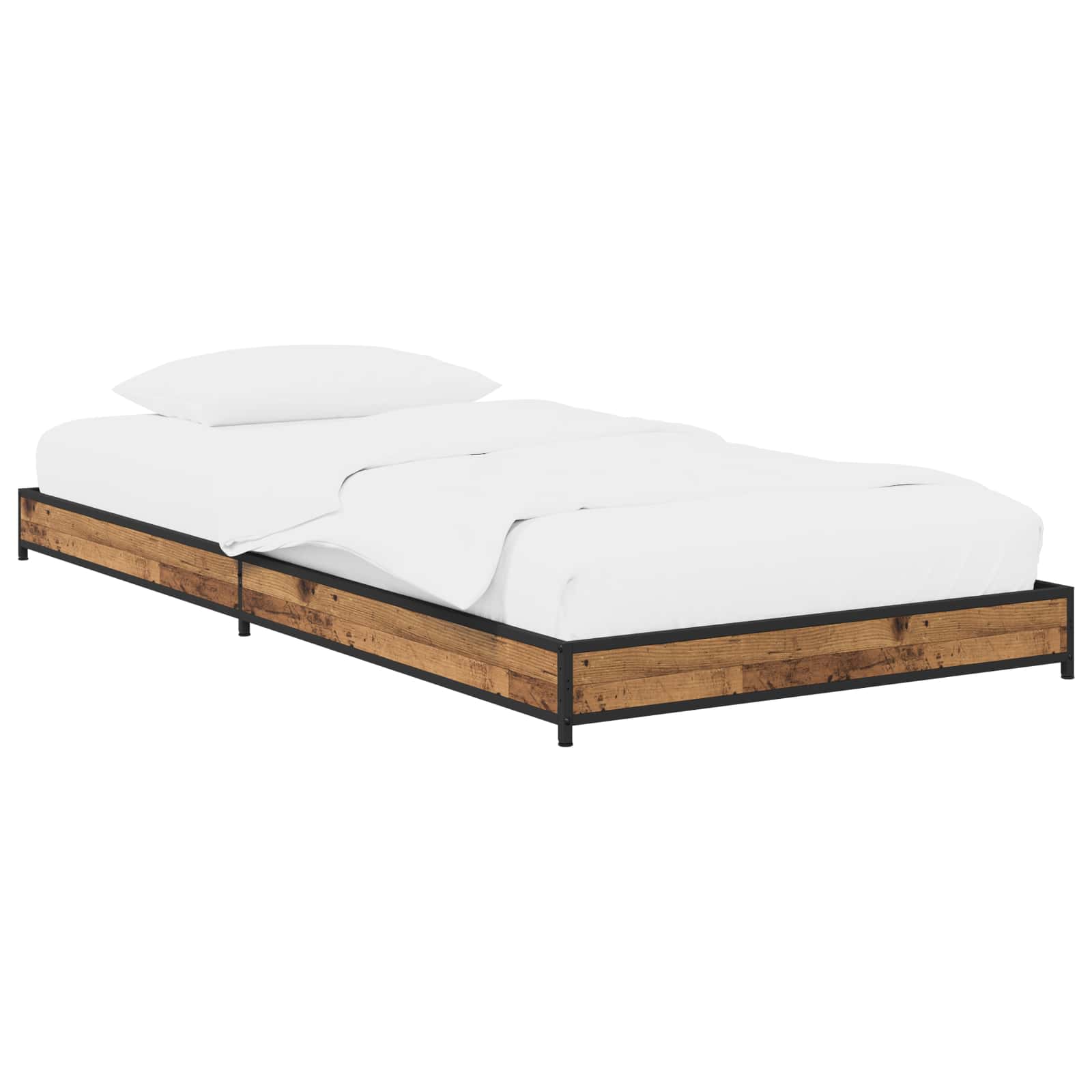 vidaXL Cadru de pat Lemn vechi 80 x 200 cm Lemn prelucrat
