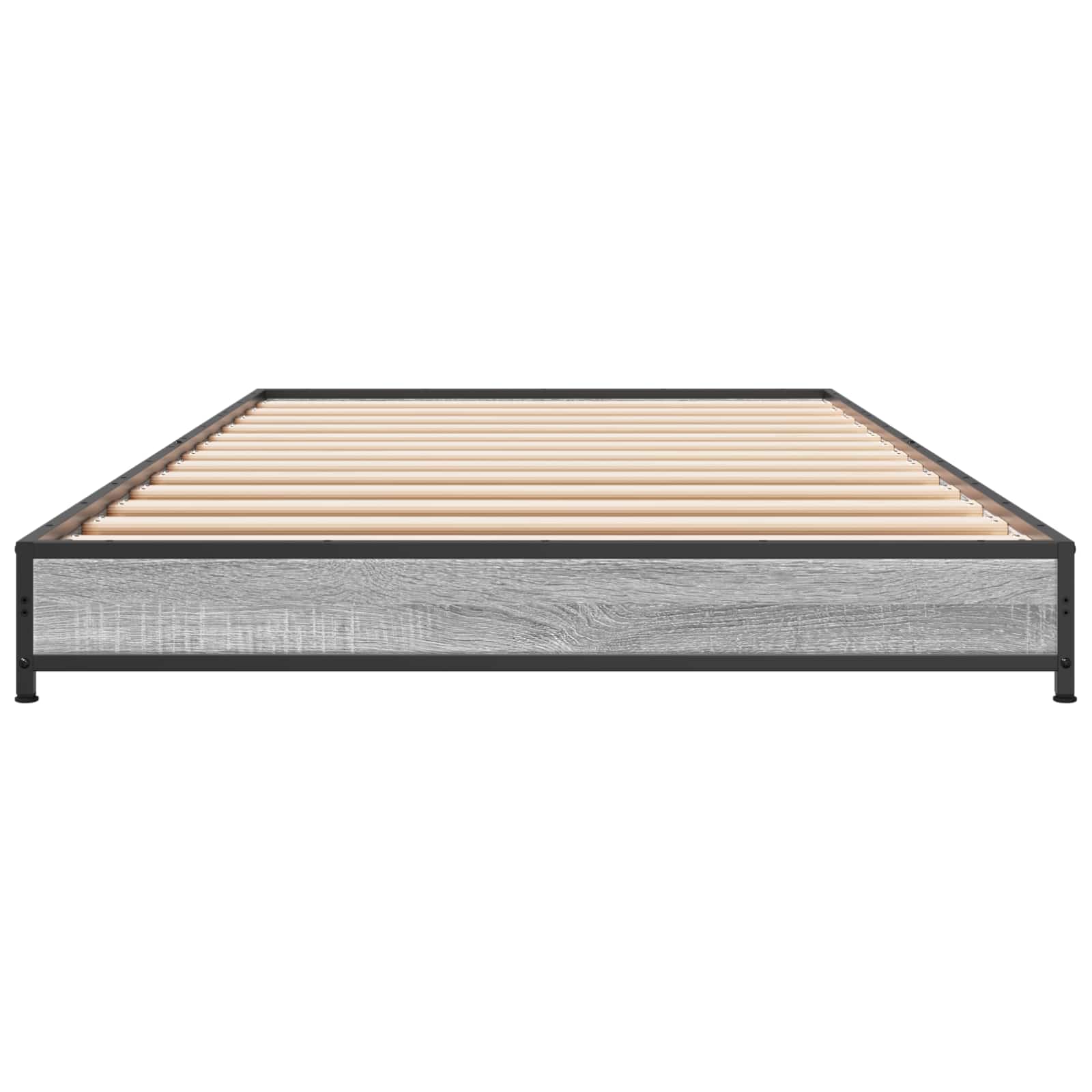 Konstrukcija postelje Siva Sonoma 80 x 200 cm Inženirski les - slika 4