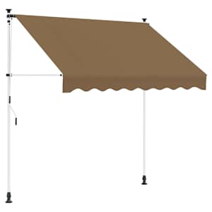 Manuální zatahovací markýza Béžová 150 cm - obrázek 2