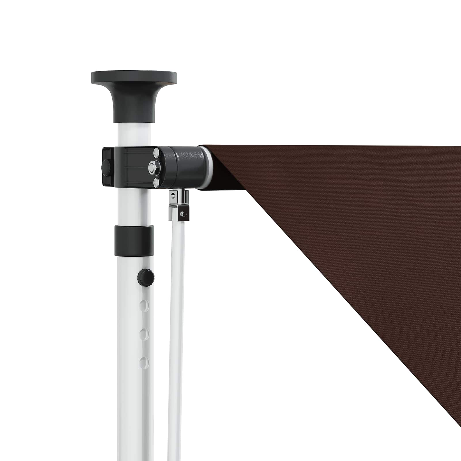 Handmatig uitschuifbare luifel Bruin 150 cm image 3