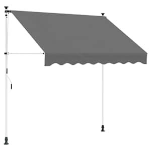 Manuální zatahovací markýza 180 g / m² polyester s PU povlakem - obrázek 1