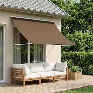 Markýza Taupe 150 x 150 cm 180 g / m² polyester s PU povlakem - obrázek 1