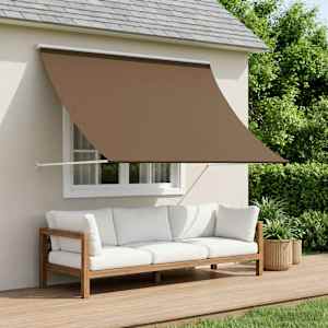 Senčnik Taupe 250 x 150 cm 180 g / m² poliester s PU premazom