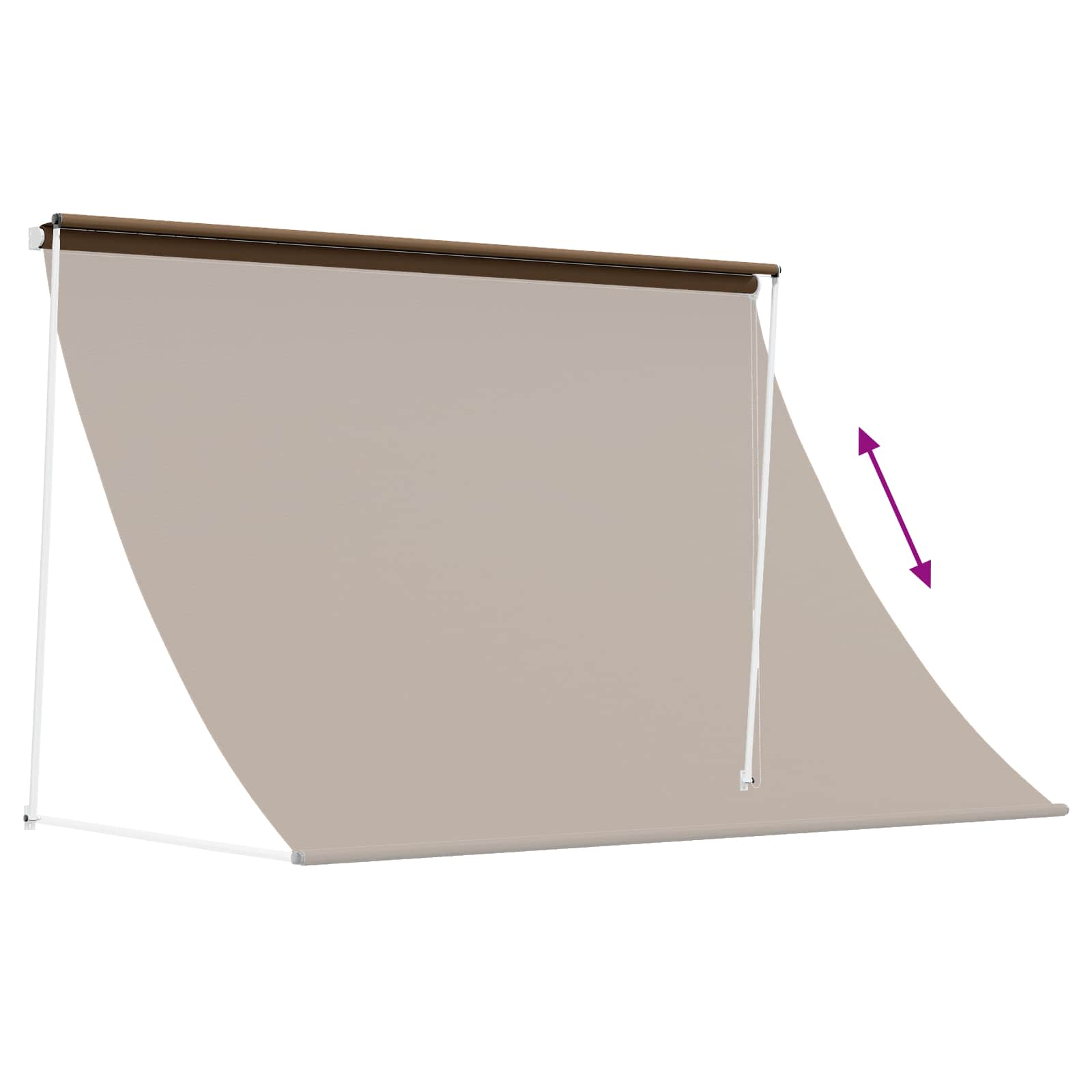 Markies Taupe 350 x 150 cm 180 g / m² Polyester met PU Coating image 5